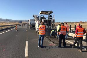 VIDEO FOTO Au început lucrările pe autostrada A1 Sibiu – Sebeş