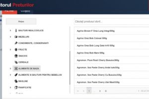 Monitorul Preţurilor Produselor Alimentare a fost lansat. Platforma online va afişa preţuri din aproape 1.700 de magazine