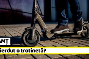 NEAMȚ: Ai pierdut o trotinetă? O găseşti la Poliţia Locală Piatra-Neamţ
