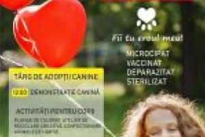 Târg de adopţii canine, duminică, în Parcul Romanescu
