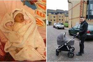 S-a nascut la Londra. Bine ai venit, minune mica!“:  Fostul fotbalist Bogdan Boritz si sotia sa, Roxana, parinti pentru prima data (galerie foto)