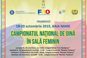 Spicu Horia, din judetul Constanta, participa la Campionatul National de oina in sala pentru junioare III, II, I si senioare