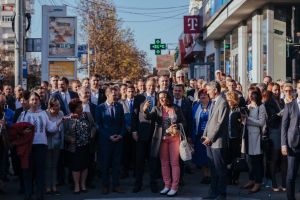 Klaus Iohannis a explicat la Focşani ce înseamnă o Românie normală