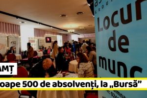 NEAMȚ: Aproape 500 de absolvenţi, la Bursa locurilor de muncă