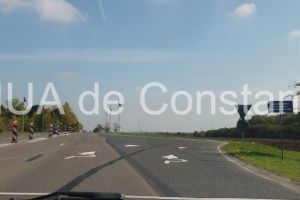 Judetul Constanta: Un nou sens giratoriu, pe DN3, la intrarea in Valu lui Traian (galerie foto+video) 
