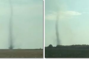 Fenomen meteorologic rar, filmat în apropiere de Timişoara