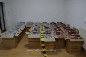 Ţigări de peste 60.000 de euro şi trei autoturisme capturate la Vicovu de Sus