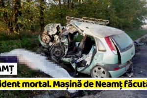 NEAMȚ: Accident mortal. Maşină de Neamţ făcută zob (FOTO)