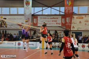 FOTO: Volei Alba Blaj – FC Argeş Piteşti 3-0 | Campioana, victorie facilă la primul meci în Sala „Timotei Cipariu”