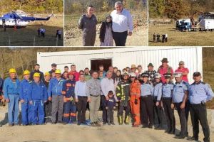 FOTO, VIDEO. Transport SPECTACULOS cu elicopterul al unei locuinţe modulare pentru o familie de vârstnici din Apuseni, rămasă fără casă, în urma unui incendiu din luna aprilie