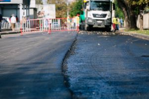 Lucrări de modernizare pe aleea Strugurilor