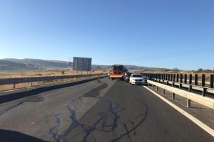 Cale liberă pe autostrada Sibiu – Orăştie. S-au terminat reparaţiile în zona cu probleme