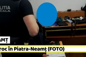NEAMȚ: Escroc în Piatra-Neamţ: Cerea bani în numele unei asociaţii umanitare (FOTO)