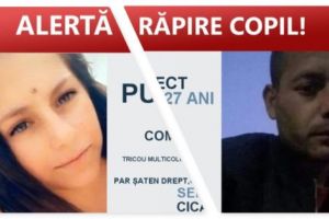 Alertă la nivel naţional, FATĂ RĂPITĂ! Suspectul, identificat