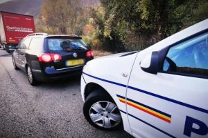 FOTO Razie la maşinile străine pe Valea Oltului. S-au dat sute de amenzi