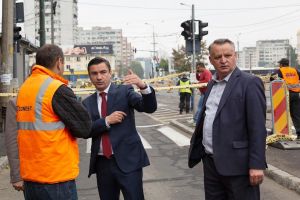 Lucrările de pe bulevardul Țuţora în atenţia primarului Mihai Chirica