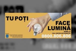 „Tu poţi face lumină”, o nouă campanie naţională de informare şi conştientizare anticorupţie
