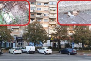 Mizerie şi scandal lângă sălile de păcănele din Piteşti