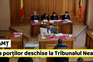 NEAMȚ: Ziua porţilor deschise la Tribunalul Neamţ (25 octombrie)