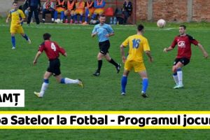 NEAMȚ: Cupa Satelor la Fotbal – Programul jocurilor din prima fază