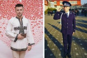 FOTO Poliţistul din Sibiu cu voce de aur – Vlad e pasionat până peste cap de muzica populară