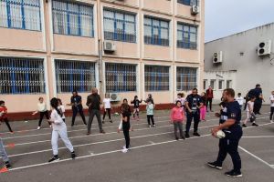 Rugbystii de la Tomitanii Constanta, in mijlocul copiilor de la Școala Gimnaziala nr. 30 Gheorghe Țiteica“ (galerie foto + video) 