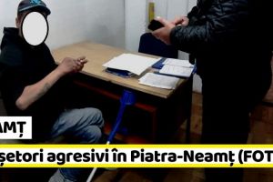 NEAMȚ: Cerşetori agresivi, amendaţi de poliţiştii locali din Piatra-Neamţ (FOTO)