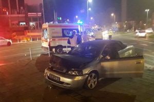 Accident în faţă la Mureş Mall!
