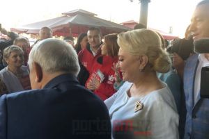 FOTO&LIVE. Viorica Dăncilă, în vizită la piaţa Someş din Satu Mare