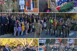 Ziua Armatei, sărbătorită în Bistriţa la Monumentul Eroilor (FOTO-VIDEO)