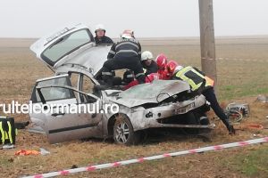 Tânără grav rănită într-un accident rutier la Cernetu