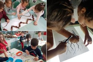 FOTO „Lumini şi umbre…de toamnă”: Teme inspirate din sistemul de învăţământ Reggio Emilia, la Grădiniţa cu Program Prelungit Step by Step nr.12, Alba Iulia