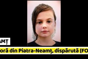 NEAMȚ: Minoră din Piatra-Neamţ, dată dispărută în această seară (FOTO)