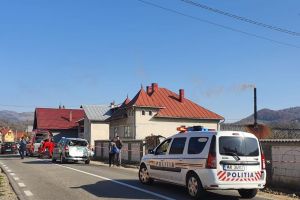 Accident la Rebrişoara. O persoană a fost rănită uşor
