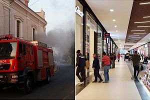 FOTO&VIDEO. Două incendii în 24 de ore, în două spaţii publice din Satu Mare