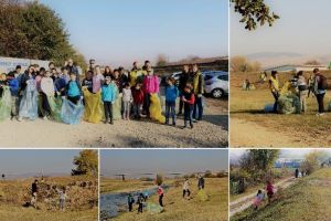 FOTO Acţiune de ecologizare pe malul râului Ampoi, realizată de LIONS Alba Iulia