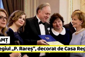 NEAMȚ: Crucea Casei Regale a României, conferită Colegiului „Petru Rareş” (FOTO)