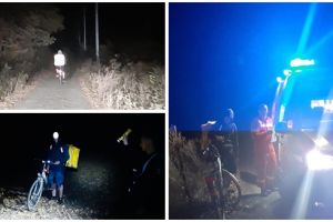 A vrut să scurteze drumul, dar s-a rătăcit în Pădurea Verde. Tânăr biciclist, salvat de pompieri
