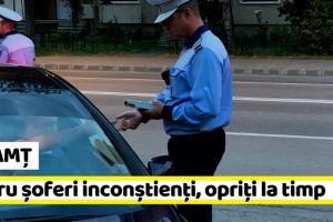 NEAMȚ: Patru şoferi inconştienţi, opriţi la timp