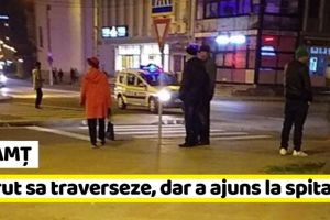 NEAMȚ: Pieton băgat în spital pentru că a traversat neregulamentar