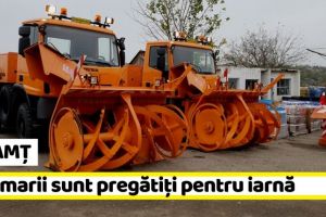 NEAMȚ: Drumarii sunt pregătiţi pentru iarnă