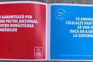 BEJ: Campanie electorală cu mesaj „defăimător”, la Timişoara. S-a interzis împărţirea unor pliante PSD