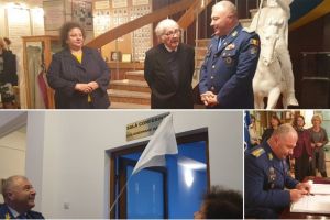 FOTO, VIDEO. Deschiderea Cărţii de Onoare Jubiliare – „100 de semnături”, la 100 de ani de la înfiinţarea Colegiului Naţional Militar „Mihai Viteazul” Alba Iulia