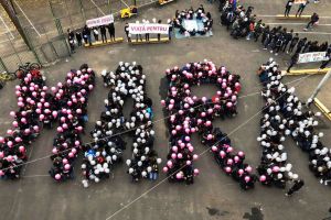 Flashmob la Colegiul Pedagogic ”Spiru Haret” din Focşani