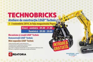 Ateliere de construcţie LEGO® Technic, la Shopping City Suceava