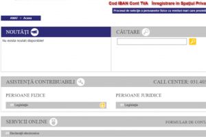 ANAF oferă servicii complete, moderne şi accesibile