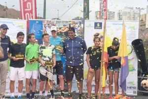 FOTO: albaiulianul David Manu, finală la dublu la turneul internaţional “Gran Canaria Yellow Bowl”