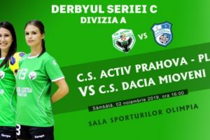 Haideti sa le sustinem pe fete! C.S. Activ Prahova-Ploiesti VS C.S. Dacia Mioveni 2012, sambata, la Sala Sporturilor
