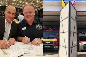 FOTO. Ambulanţă nouă în dotarea SVSU Cetatea de Baltă, de la organizaţia „Operation Sabre” din Marea Britanie