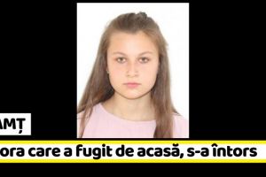 NEAMȚ: Minora care a fugit de acasă, s-a întors